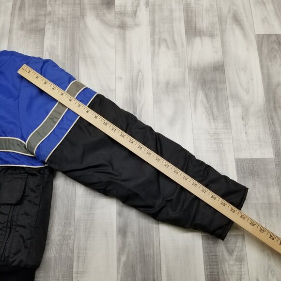 ✅VTG Polaris Snowmobile Bomber Jacket Men's LARGE Quilted lining Union Made USA - Picture 5 of 10